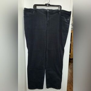 Gloria Vanderbilt “Amanda”, Black, Straight Leg Jeans